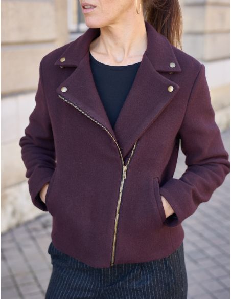 Patron de veste style perfecto Electra - Atelier Scämmit