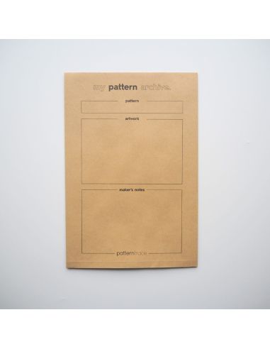 Enveloppes de rangement pour patrons de couture – lot de 10
