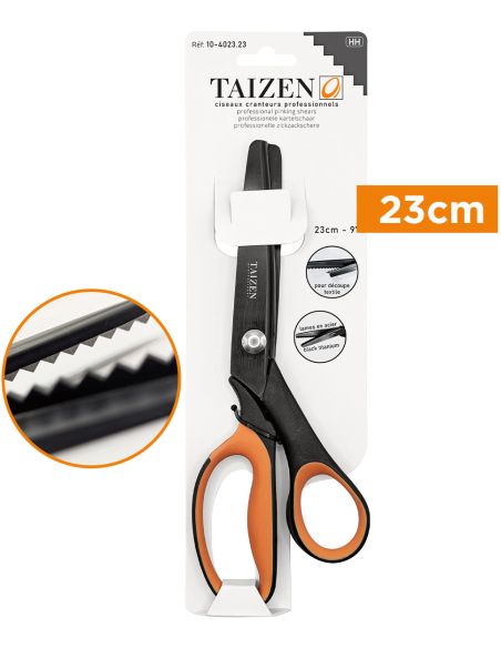 Ciseaux cranteur professionnels Taizen 23 cm