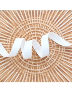 Biais satin - Blanc