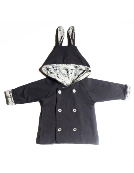 Patron de gilet, veste, peignoir et imperméable Grand Ourse - Ikatee