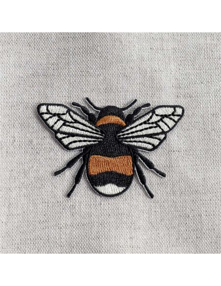 Écusson thermocollant abeille