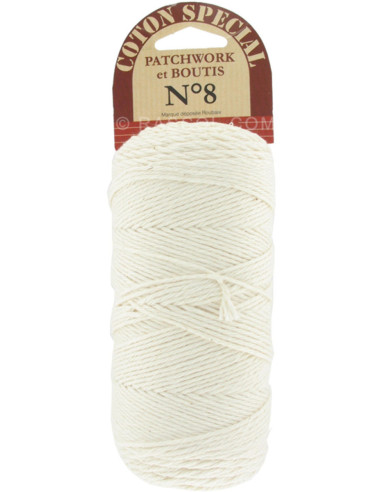 Coton spécial boutis n°8 - Naturel