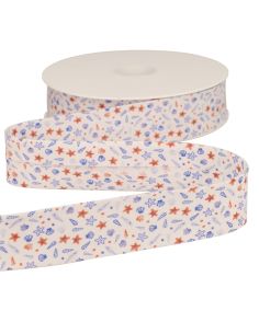 Biais coquillages - Bleu roi