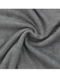 Tissu éponge viscose - Gris
