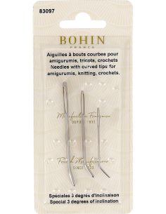 Aiguilles à pointes courbées pour le tricot Bohin