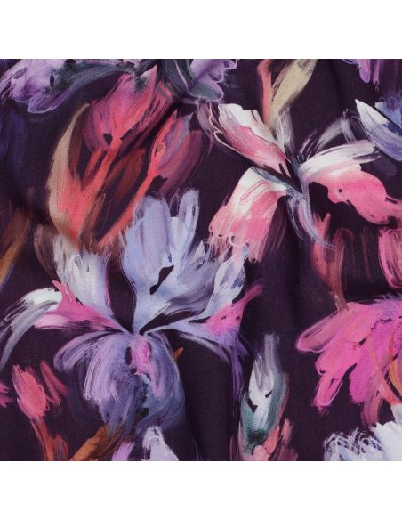 Tissu viscose - Iris violet