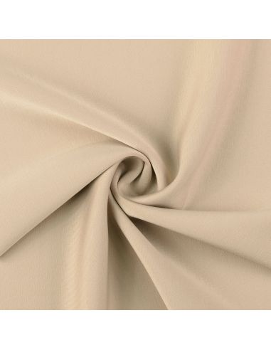 Tissu Scuba effet peau de pêche - Beige