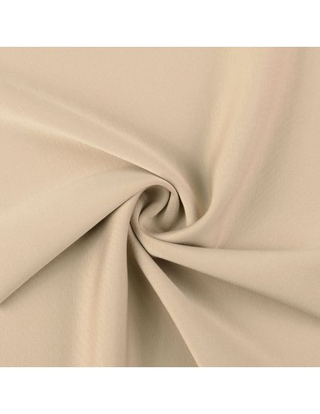 Tissu Scuba effet peau de pêche - Beige