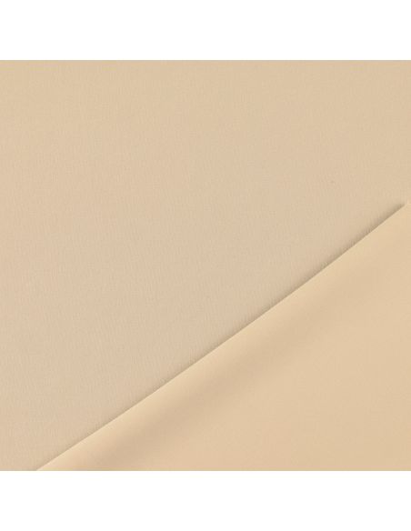 Tissu Scuba effet peau de pêche - Beige