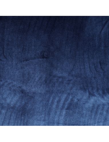 Tissu velours luxe d'ameublement - Bleu marine