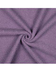 Tissu polaire Teddy double face - Lilas