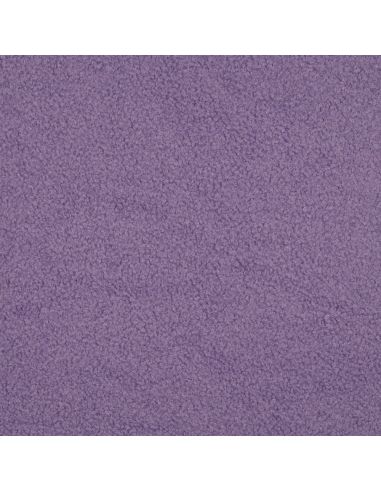 Tissu polaire Teddy double face - Lilas