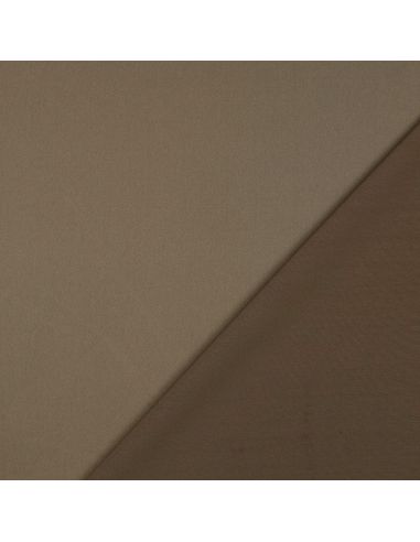 Tissu micro satin touché soie - Taupe