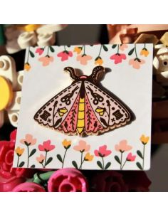 Porte-aiguilles aimanté - Papillon de printemps