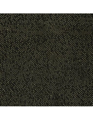 Toile de jute lurex - Noir
