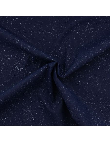 Tissu toile imperméable pour ciré - Batique bleu