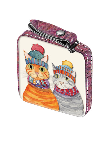 Mètre ruban enrouleur 150 cm - Chat et bonnet