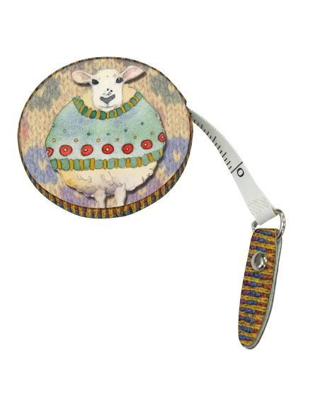 Mètre ruban enrouleur 150 cm - Mouton et pull