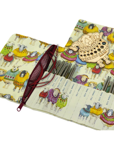 Trousse pour aiguilles interchangeables - Mouton et pull