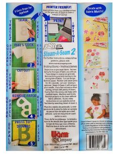 Set de 5 feuilles thermocollantes double face Steam-A-Seam 2 2