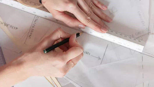 Tableau de mesures des patrons Burda
