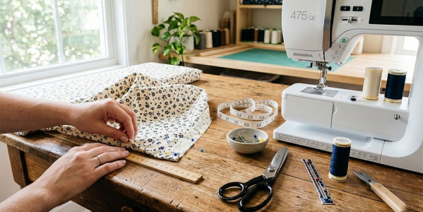 Comment faire un ourlet : guide complet (machine, main, pantalon, invisible)