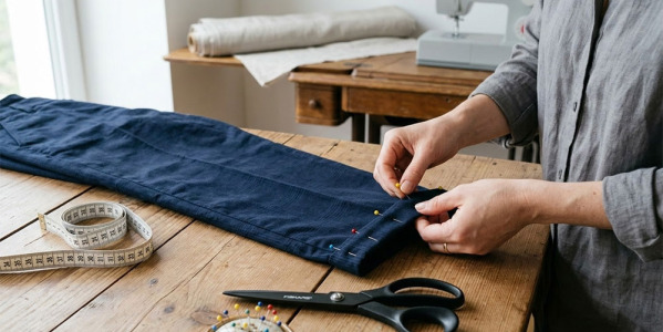 Comment faire un ourlet de pantalon (jean, costume) facilement