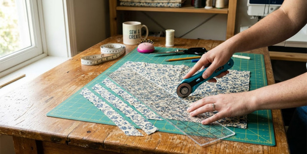 Comment faire son biais en tissu : tutoriel couture facile