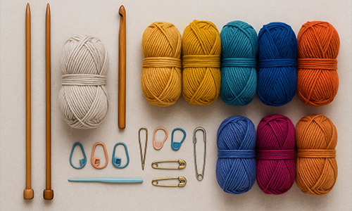 Quelle taille d’aiguille ou de crochet choisir selon la laine ? | Calculateur tricot