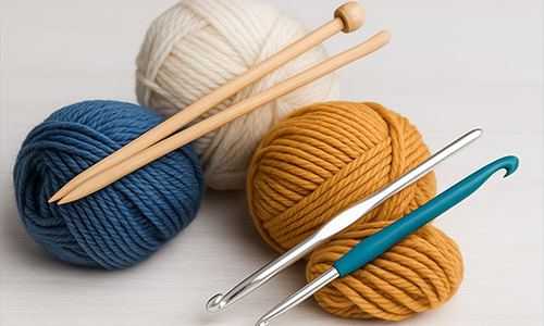 Convertisseur tricot/crochet : mailles, rangs et pouces ↔ cm