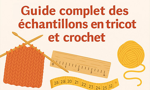 Échantillon tricot & crochet : guide complet pour réussir son projet