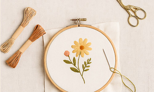 Broderie : guide complet main & machine | Fils, toiles, matériel
